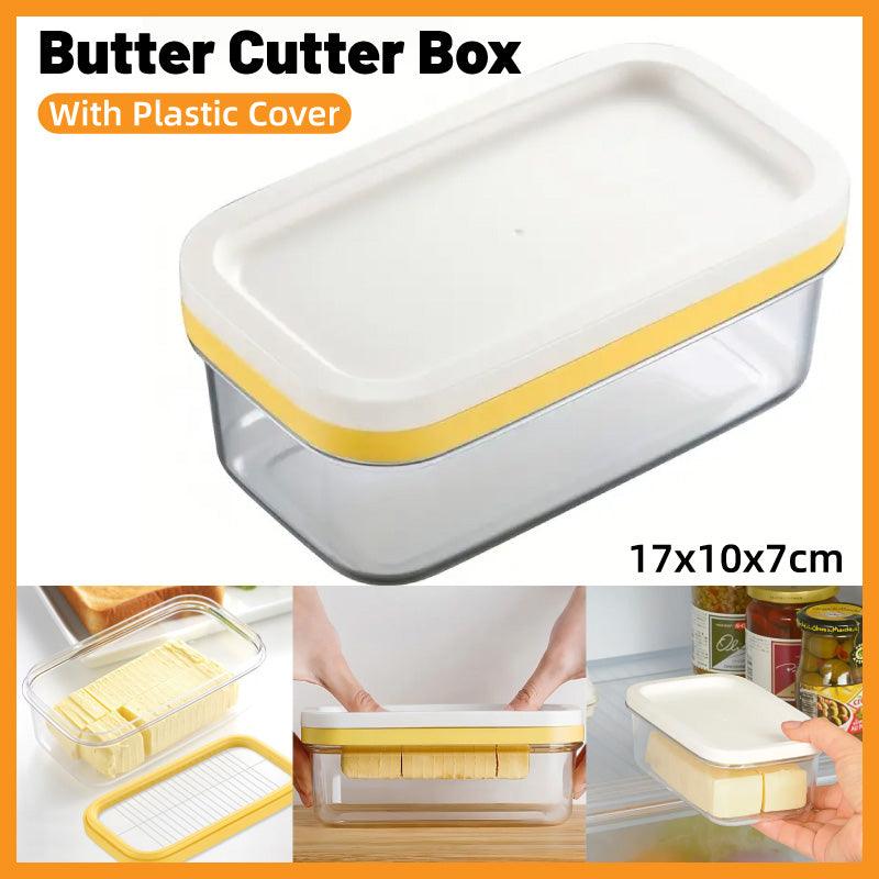 V528-BUTTER-200G-979741-202509251054-00 Rectangular Butter Box Storage Container Cheese Cutter Kitchen Organizer Lid - Image 1