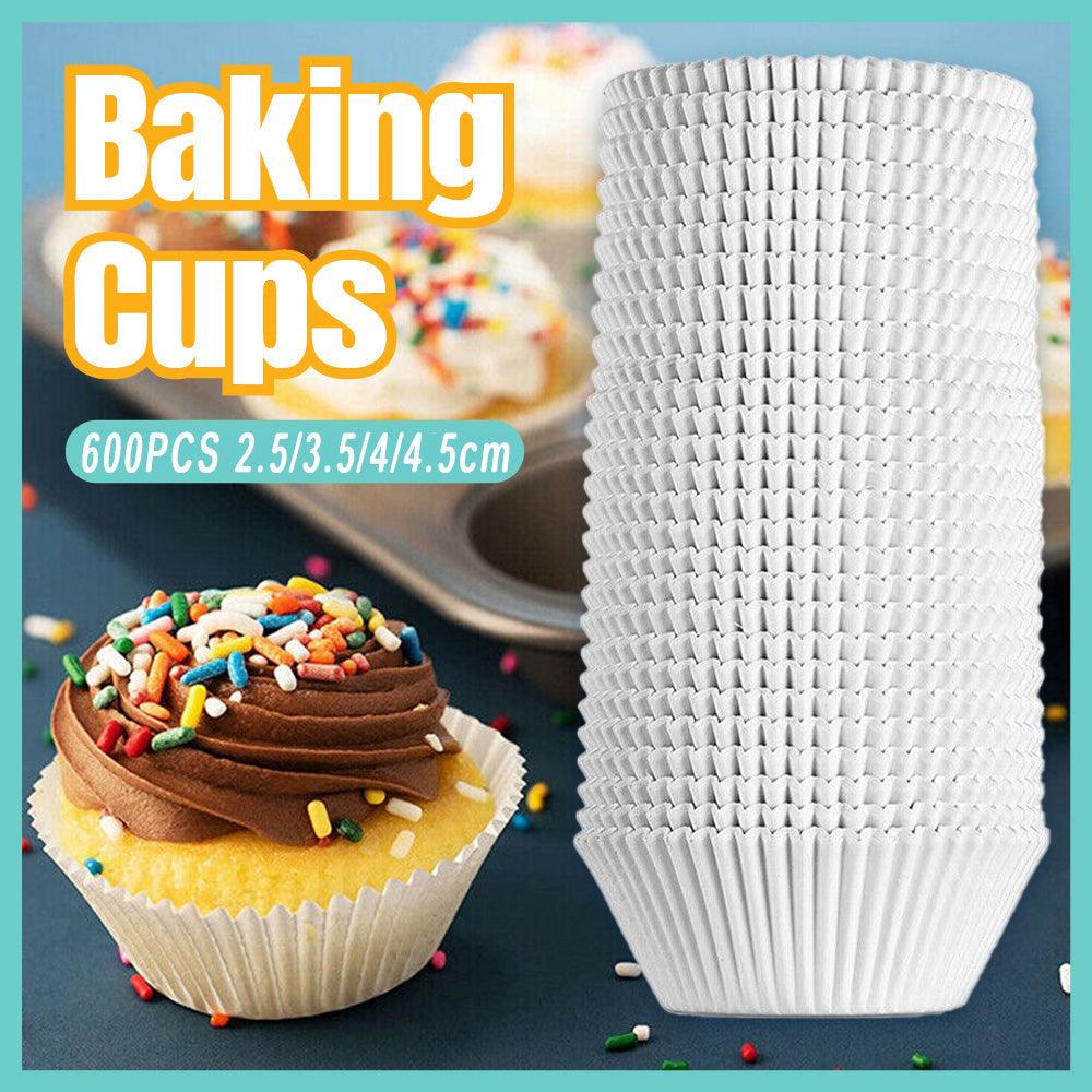 V528-CAKEPAPERCUP-8CM-600PCS-47832-202509301536-00 Patty Pans Muffin Cases Choc 600/Pk Cake Boards Cupcake Liners Boxes Baking Cups - 600PCS-3.5CM - Image 1
