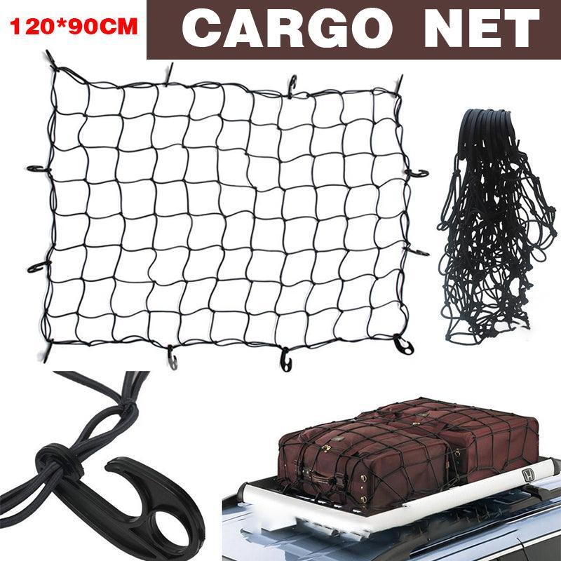 V528-CARROOF-883115-202509291645-00 Car Roof Top Rack Basket Luggage Bungee Net Cargo Mesh Carrier Cover Storage - Image 1