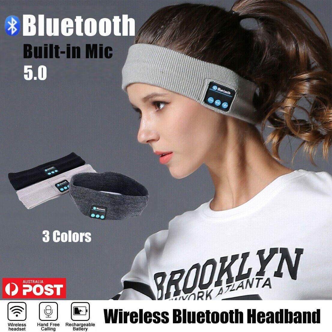 V528-COLOUR-LIGHTGREY60618-202509302009-00 Wireless Bluetooth Headband Earphone Stereo Sport Headphone Headset Sleep New - Light Grey - Image 1