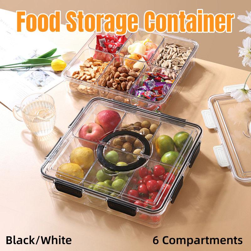 V528-CRISPER-WHITE-773195-202509301200-00 Portable Household Kitchen Refrigerator Storage Box Food Organizer Fresh Keeper - White - Image 1