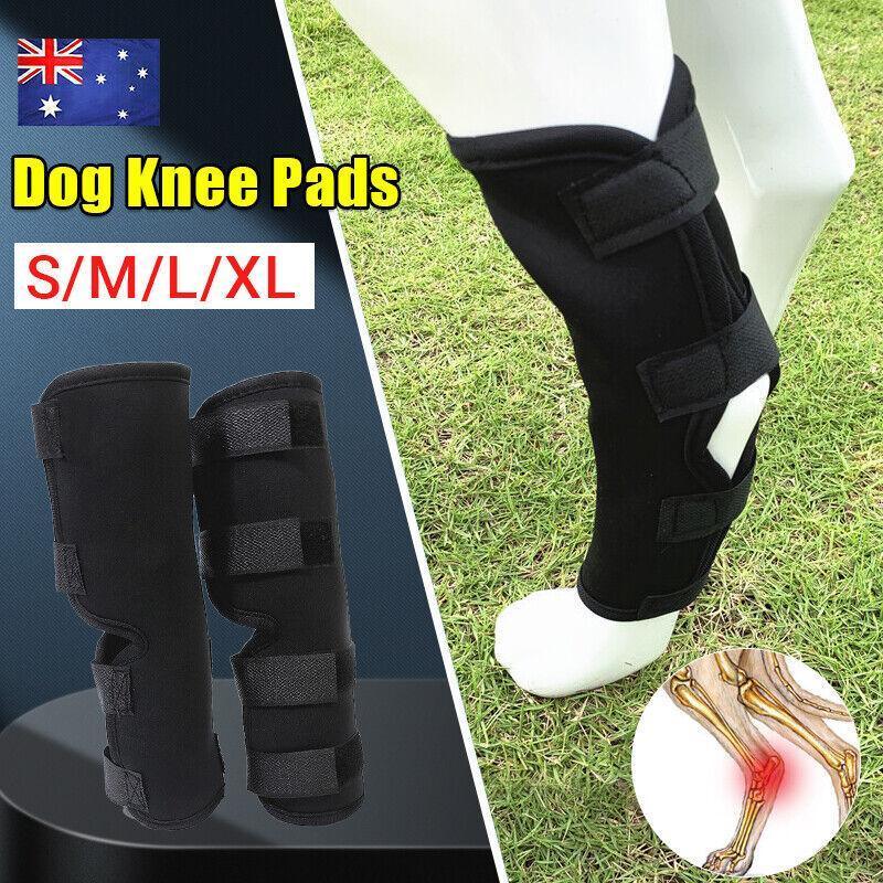 V528-DOGKNEEPADS-L-41607-202510010218-00 S/M/L/Xl Pet Dog Knee Support Brace Leg Hock Front Back Protector Compression - XL - Image 1