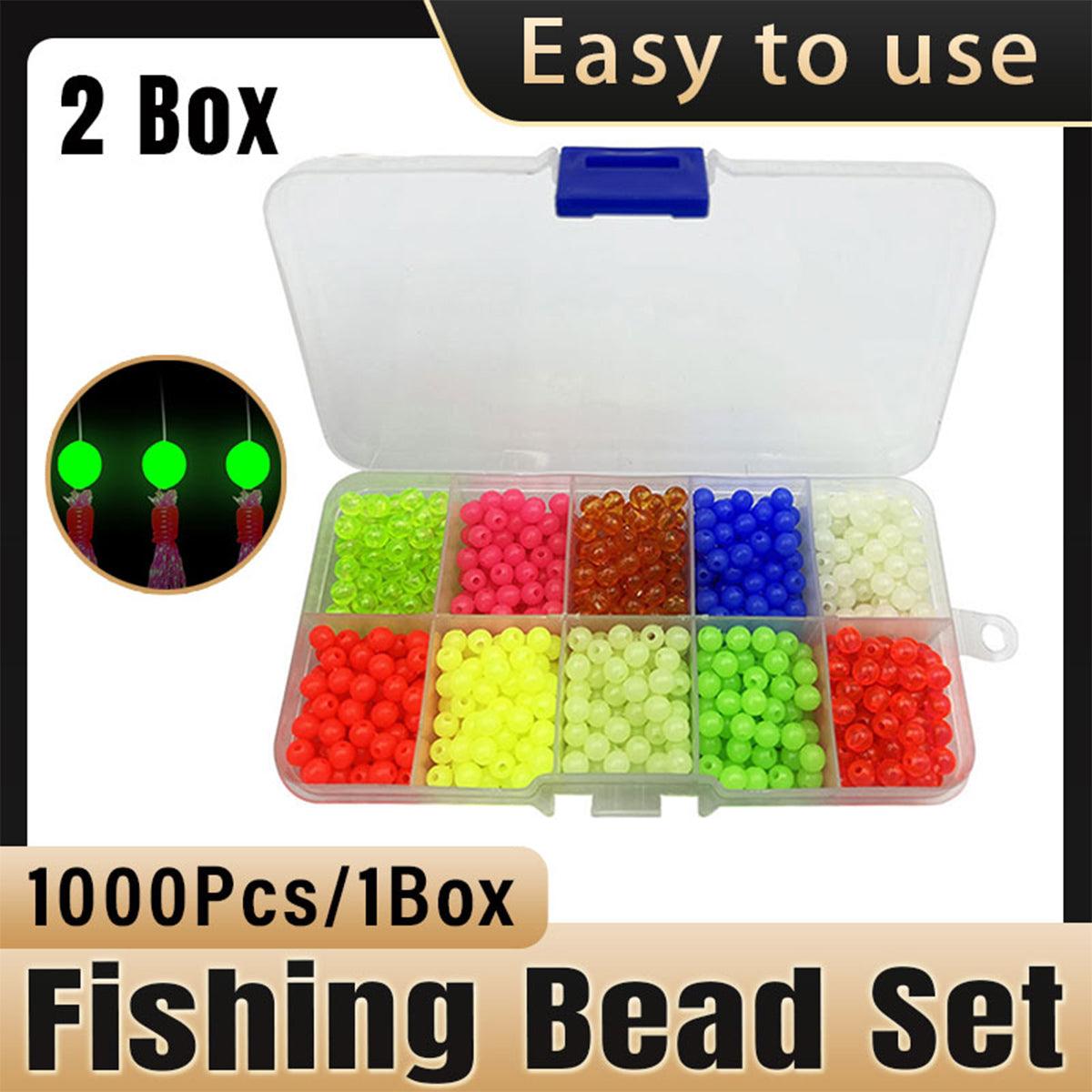 V528-FISHING-ACCESSORIES-2BOX-824571-202509251220-00 High Quality 2 Boxes of Round Colourful Fishing Beads Tackle Accessories Kit - Image 1