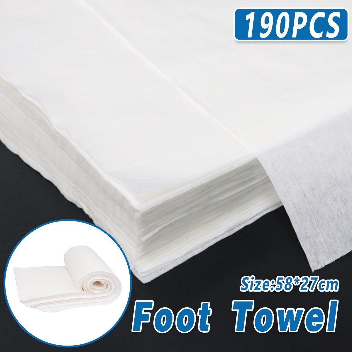 V528-FOOT-TOWEL-190PCS-153269-202509251021-00 190pcs Disposable Foot Towels for Spa Massage Foot Wash Hotel Foot Rub Towels - Image 1
