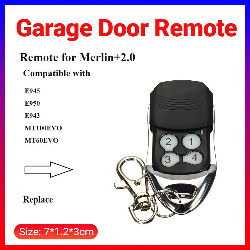 V528-GARAGEDOORREMOTE-494536-202509251145-00 For Merlin+ 2.0 E945M E950 E943 Garage Gate Door Remote Control 433.92Mhz - Image 1