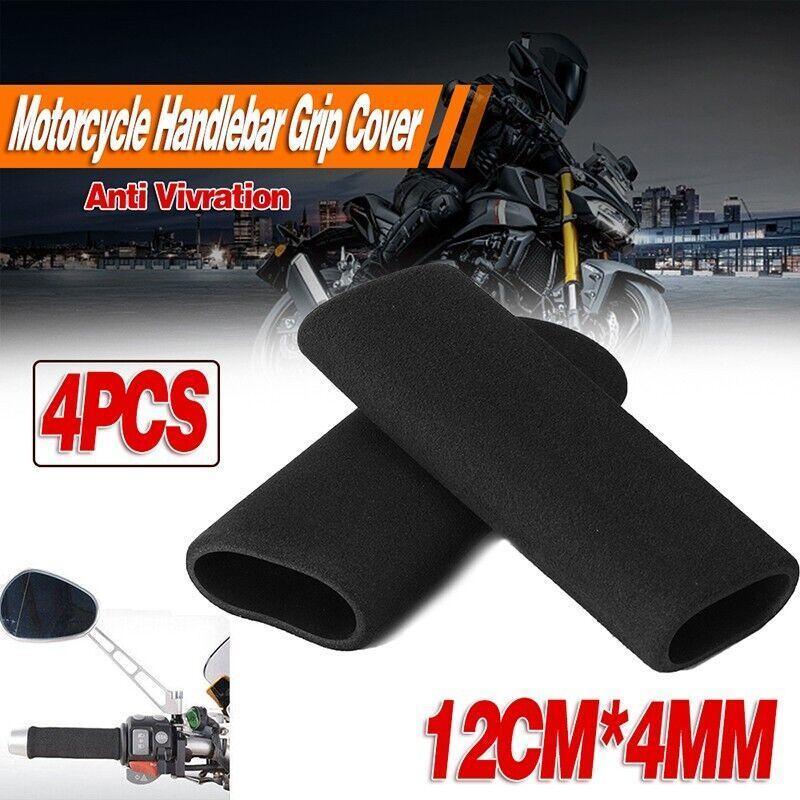 V528-HANDLECOVER-4PCS-16627-202509251627-00 4Pcs Motorbike Motorcycle Slip-On Foam Anti Vibration Comfort Handlebar Cover - Image 1