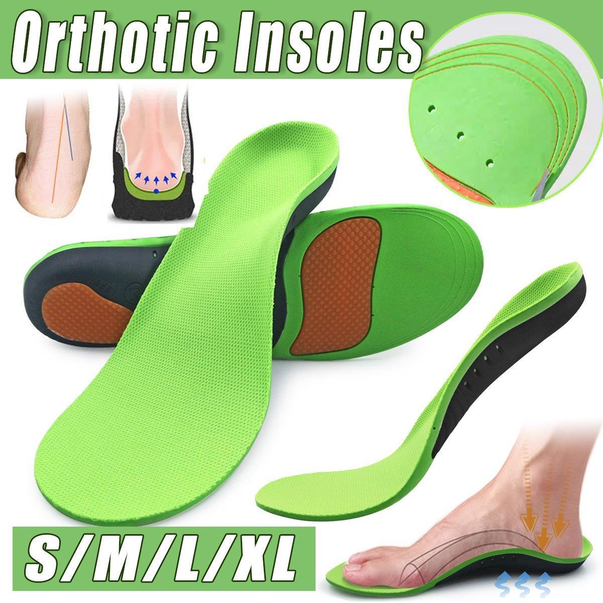 V528-INSOLES-M-813079-202509301809-00 4 SizesOrthotic Insoles Arch Support for Flat Feet High Arches Plantar Fasciitis - M - Image 1