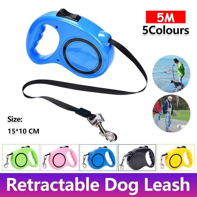 V528-LEASH-GREEN-5M-57481-202510010054-00 5M Dog Lead Leash Strong Retractable Extendable 5M Lockable Heavy Duty 15Kg - Green - Image 1