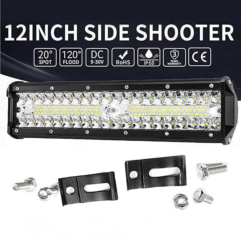 V528-LEDLIGHTBAR-12IN-574738-202509291727-00 12 Inch Cree Led Light Bar Side Shooter Combo Beam Work Driving Offroad 4Wd - Image 1