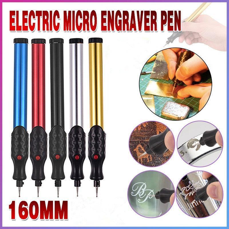 V528-MICROENGRAVER-BLUE-448995-202509301236-00 Tool Ceramic Metal Wood Engraving Pen Glass Electric Micro Engraver Diamond - Blue - Image 1
