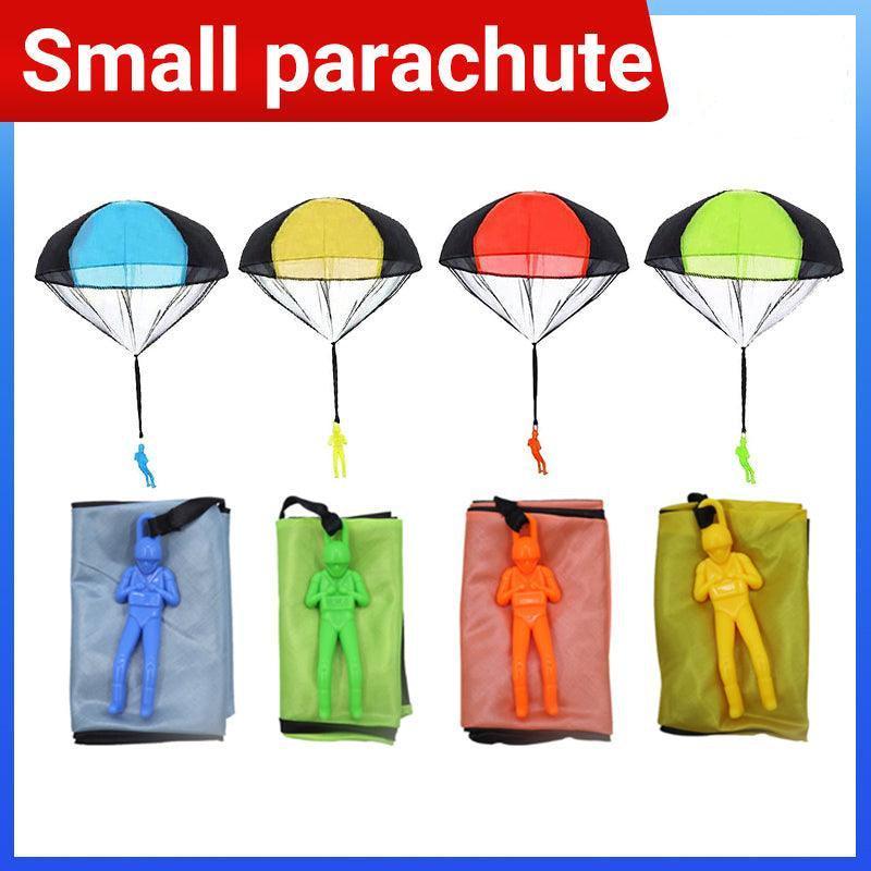 V528-MINIPARACHUTE-YELLOW-77298-202509301854-00 Hand Throwing Mini Soldier Parachute Funny Toy Outdoor Game Play Educational - Yellow - Image 1