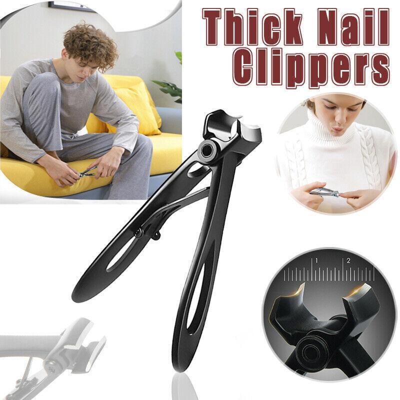 V528-NAILCLIPPER-34650-202509291909-00 Heavy Duty Wide Mouth Nail Clippers for Thick Toenails Stainless Steel Cutter Tool - Image 1