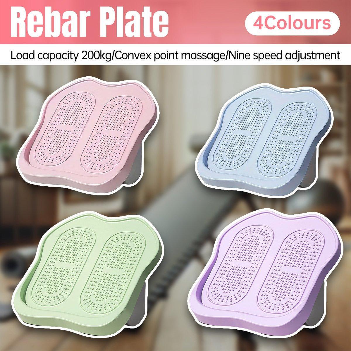 V528-PEDAL-PURPLE-979872-202510010627-00 Portable Folding Stretch Board Fitness Pedal Slant Calf Ligament Trainer Tool - Purple - Image 1