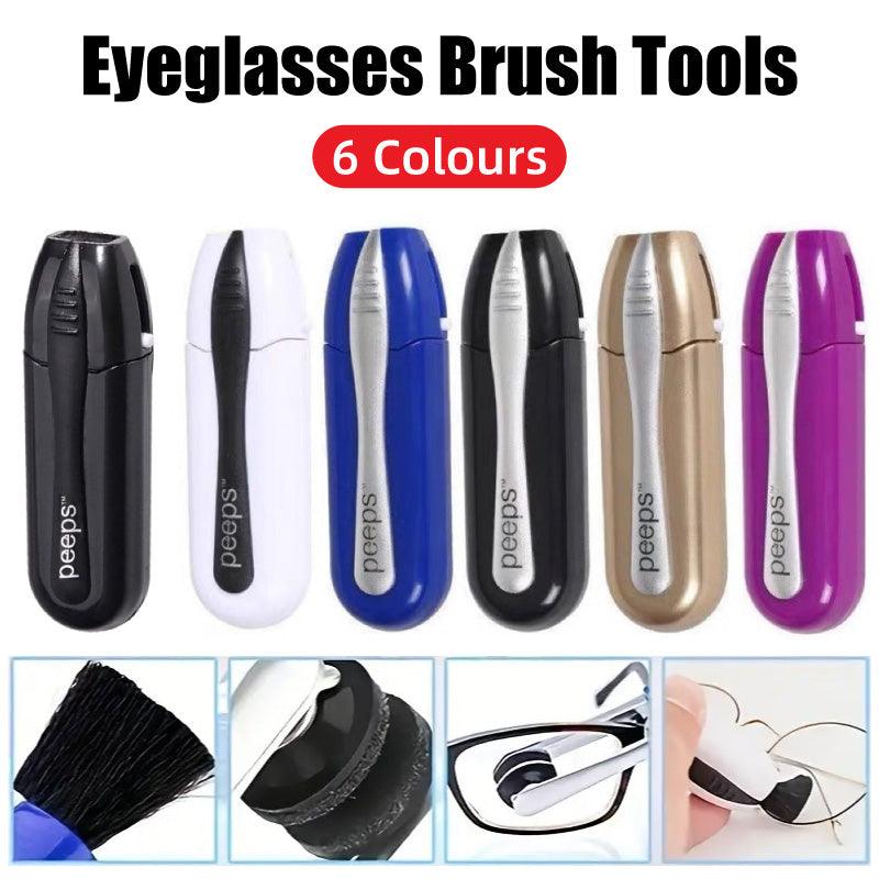 V528-PEEPS-PURPLE-04242-202509301418-00 Portable Best Eyeglass Sunglass All In One Glasses Lens Cleaner Brush Hot Au - Purple - Image 1