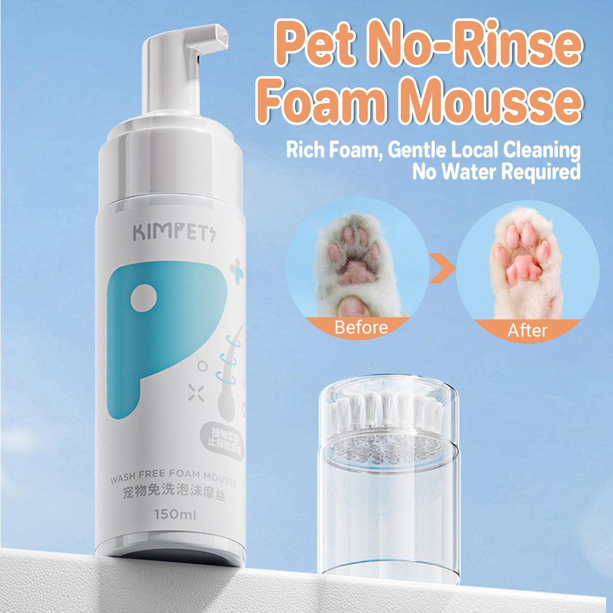 V528-PET-DRY-CLEANING-FOAM-915273-202509251541-00 150ml Pet Dry Cleaning Foam Free Clear Body Wash Mousse for Dogs and Cats - Image 1