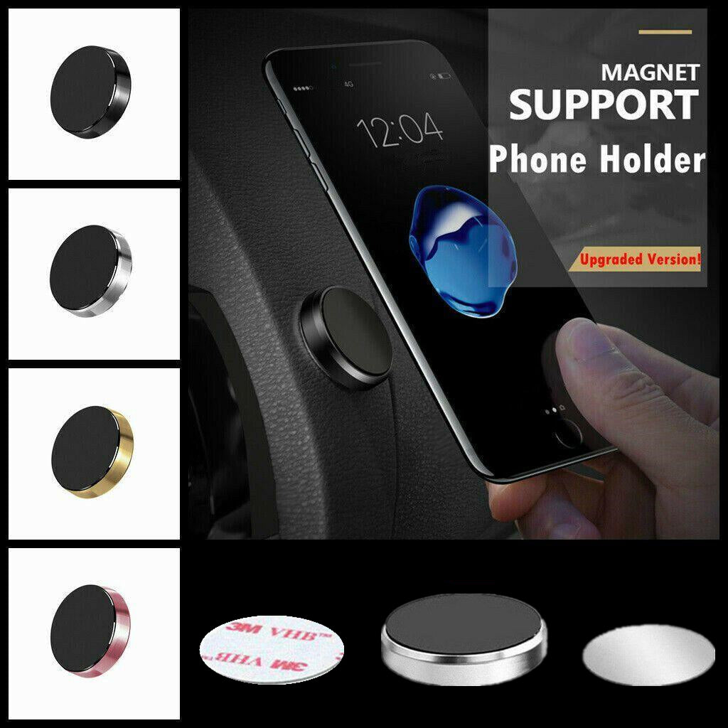 V528-ROSERED-1PC-587100-202509301818-00 Universal Dashboard Phone Holder Car Mount Stand with Secure Grip - Rose Red *1 - Image 1