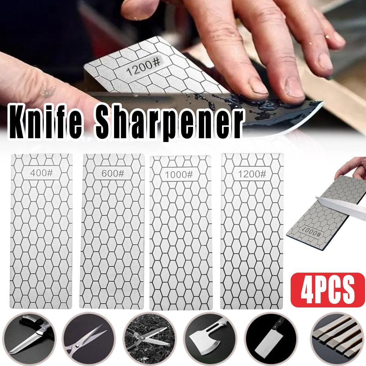 V528-SHARPENER-4PCS-128428-202509291454-00 4pcs Diamond Knife Sharpener Sharpening Stone Honeycomb Grind Sharpener Kit - Image 1