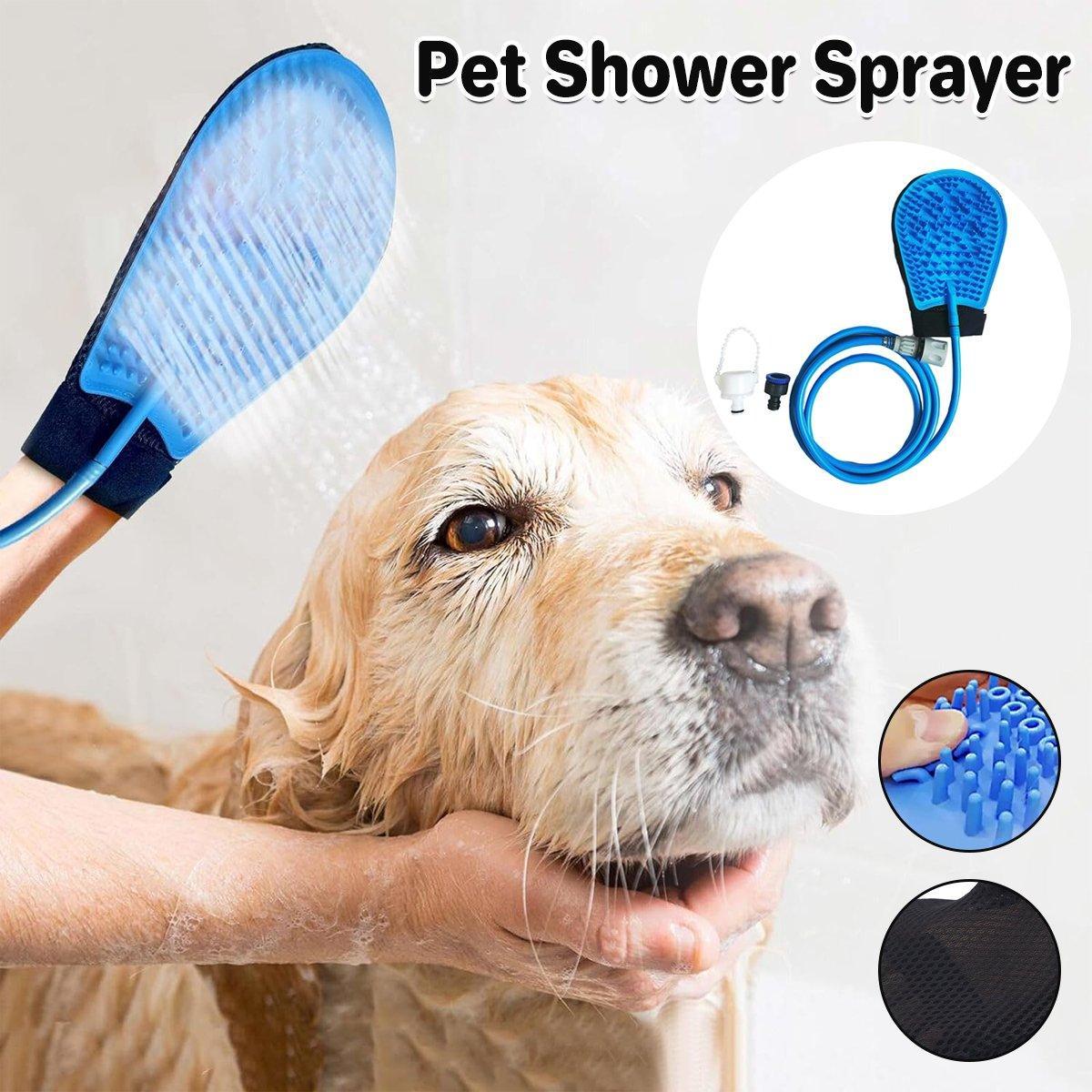 V528-SHOWER-BRUSH-699068-202509251410-00 Dog Bath Brush Magic Scrub Brush Golden Retriever Teddy Shepherd Pet Grooming - Image 1