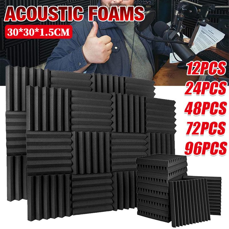 V528-SOUNDPROOFCOTTON-12PCS-465412-1-202510010409-00 Sound Proofing Acoustic Panels Tiles Foam Studio Egg Shell Insulation Bass Traps - 12PCS - Image 1
