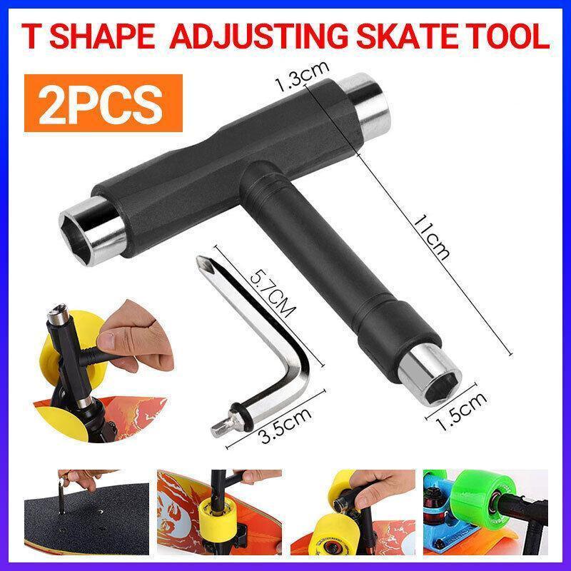 V528-SPANNERTOOL-500313-202509251642-00 Roller Spanner Tool Skate T-Type Wrench Longboard Skateboard Screwdriver Mini - Image 1