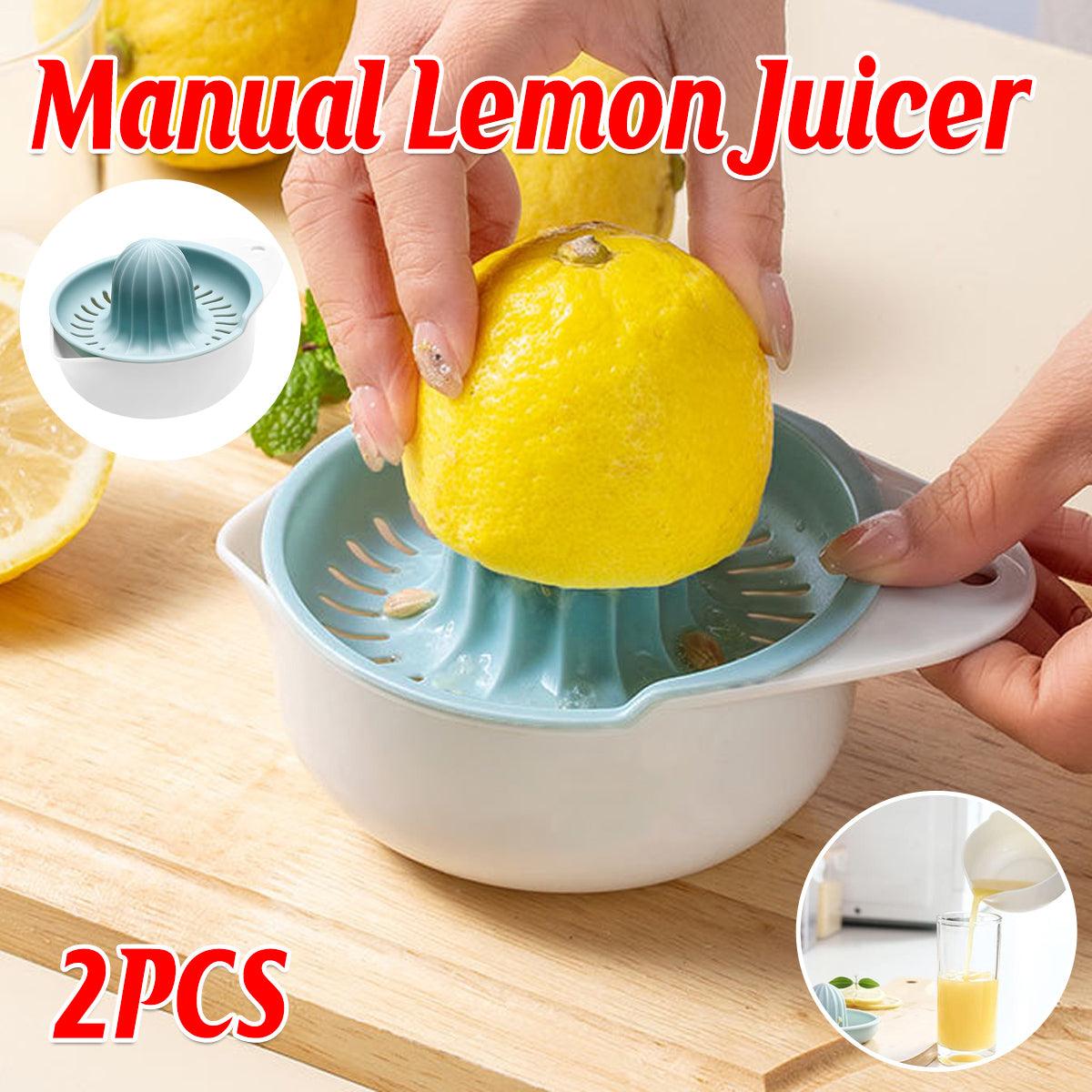 V528-SQUEEZER-2PCS-397225-202509291900-00 2PCS Home Use Lemon Press Manual Juicer Portable Citrus Squeezer - Image 1