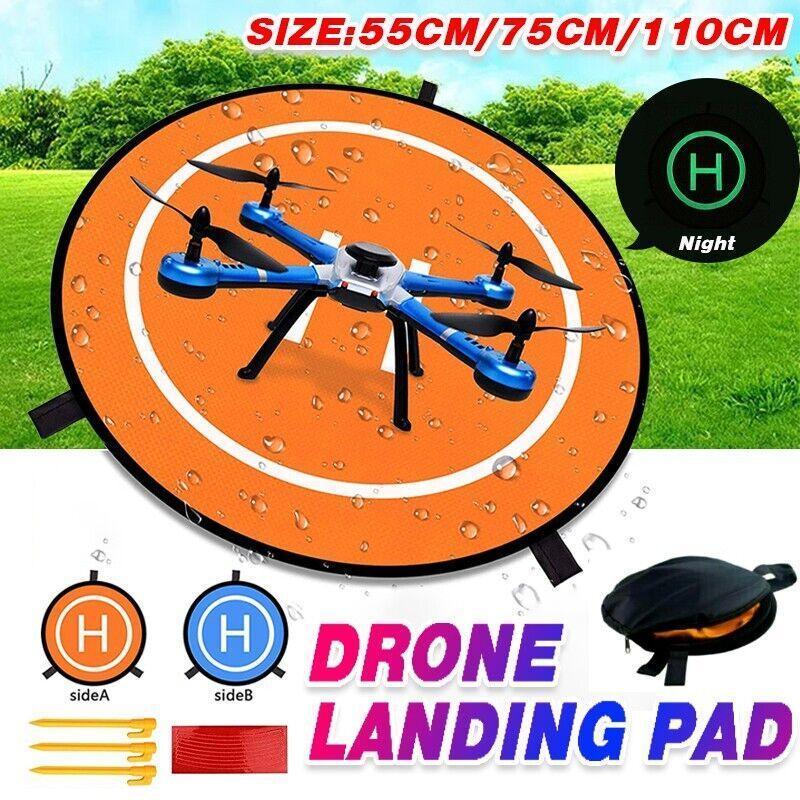 V528-TARMAC-110CM-49508-202509291836-00 Drone Landing Pad For Dji Mavic Pro Fast-Fold Parking 55Cm 75Cm 110Cm Helipad Gd - 110CM - Image 1