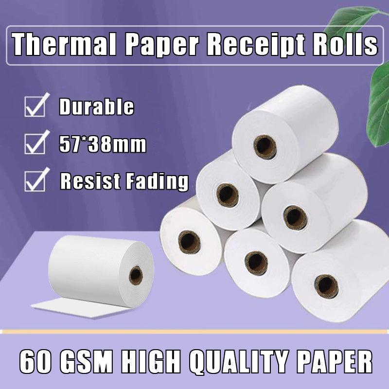 V528-THERMALPAPER-57-40-9988454-202509251111-00 100PCS 57x38mm Thermal Paper Rolls Bulk for Eftpos POS Cash Receipt Printers - Image 1