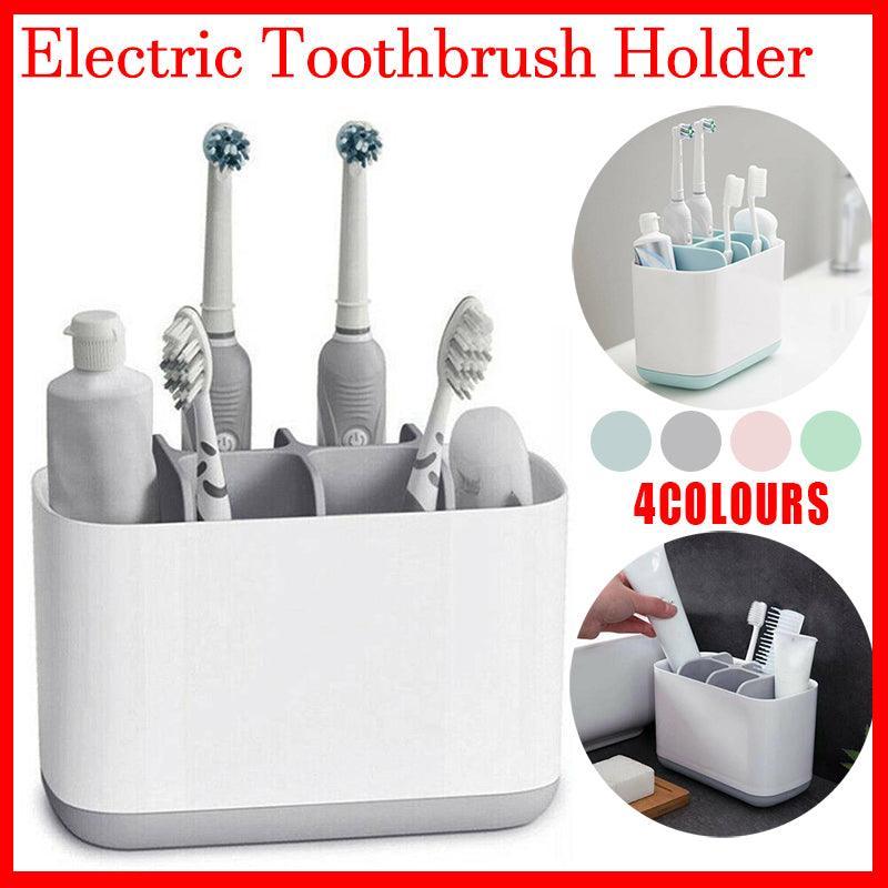 V528-TOOTHBRUSHHOLDER-GREEN-358751-202510011118-00 Electric Toothbrush Holder Bathroom Caddy Storage Large Multifunction Organizer - Green - Image 1