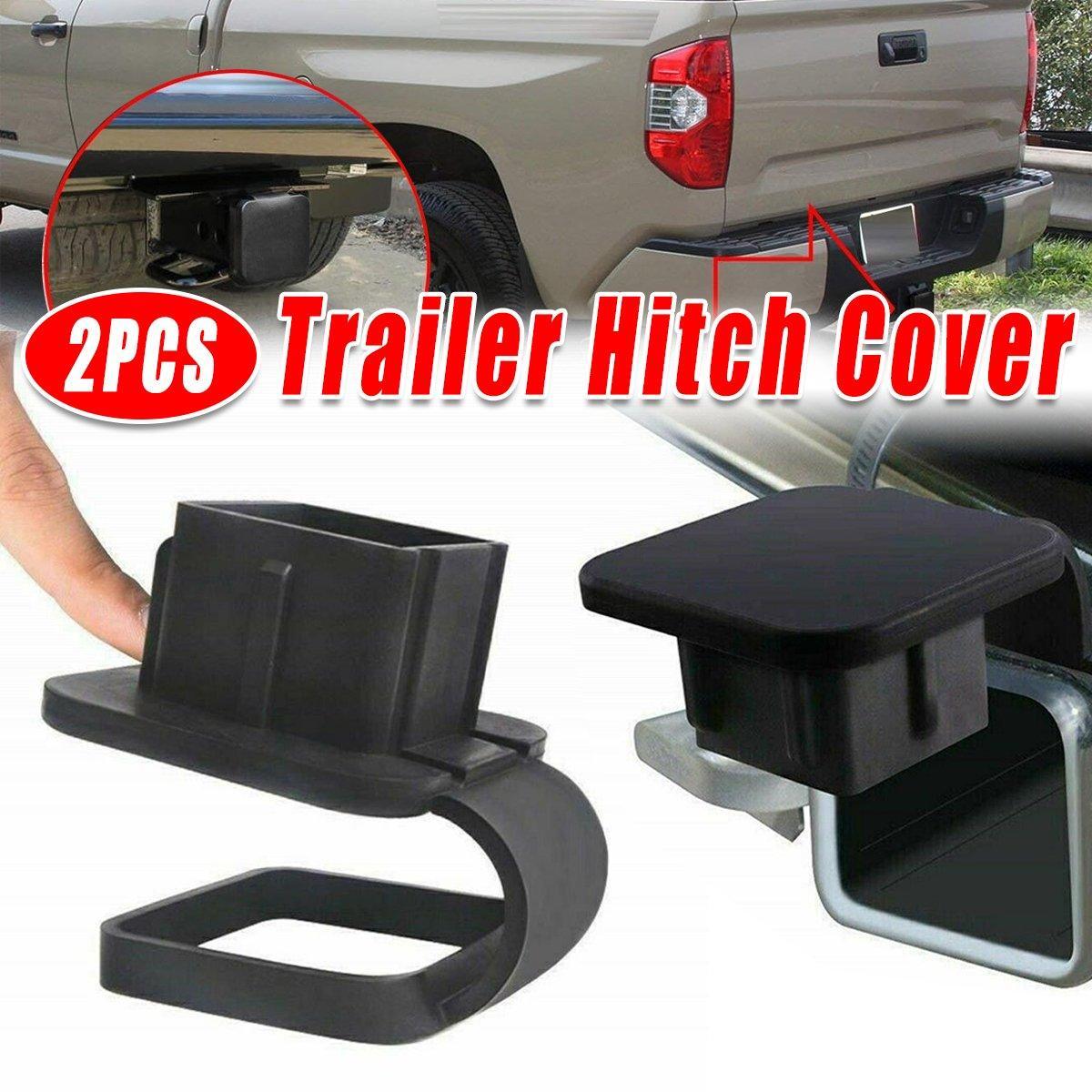 V528-TRAILER-COVER-2PCS-407650-202509251525-00 2pcs Car Trailer Hook Cover Retrofit Decoration Protective Towing Hitch Cover - Image 1