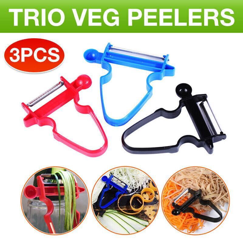 V528-VEGETABLEPEELER-3PCS-678652-202509251621-00 3PCS Multi-Function Vegetable Peelers Set Slicer and Julienne Tools - Image 1
