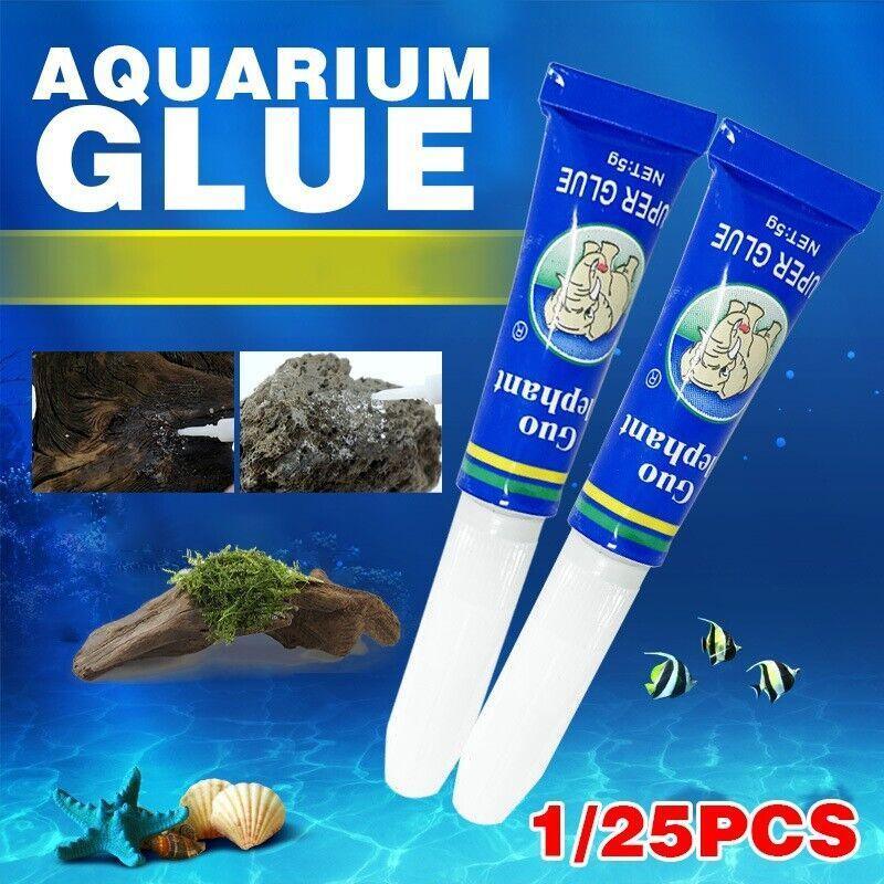 V528-WATERPLANTGLUE-1PC-359269-202510010436-00 Aquarium Glue Adhesive Glue Aquatic Plant Wood Moss Coral Sea Freshwater 5g - 1PC - Image 1
