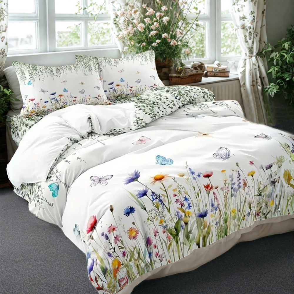 V535-QC-BUTTERFLY-DREAMS-S-202508221315-00 Dreamfields - Butterfly Dreams Quilt Cover Set - (2pcs, Single Size) - Image 1