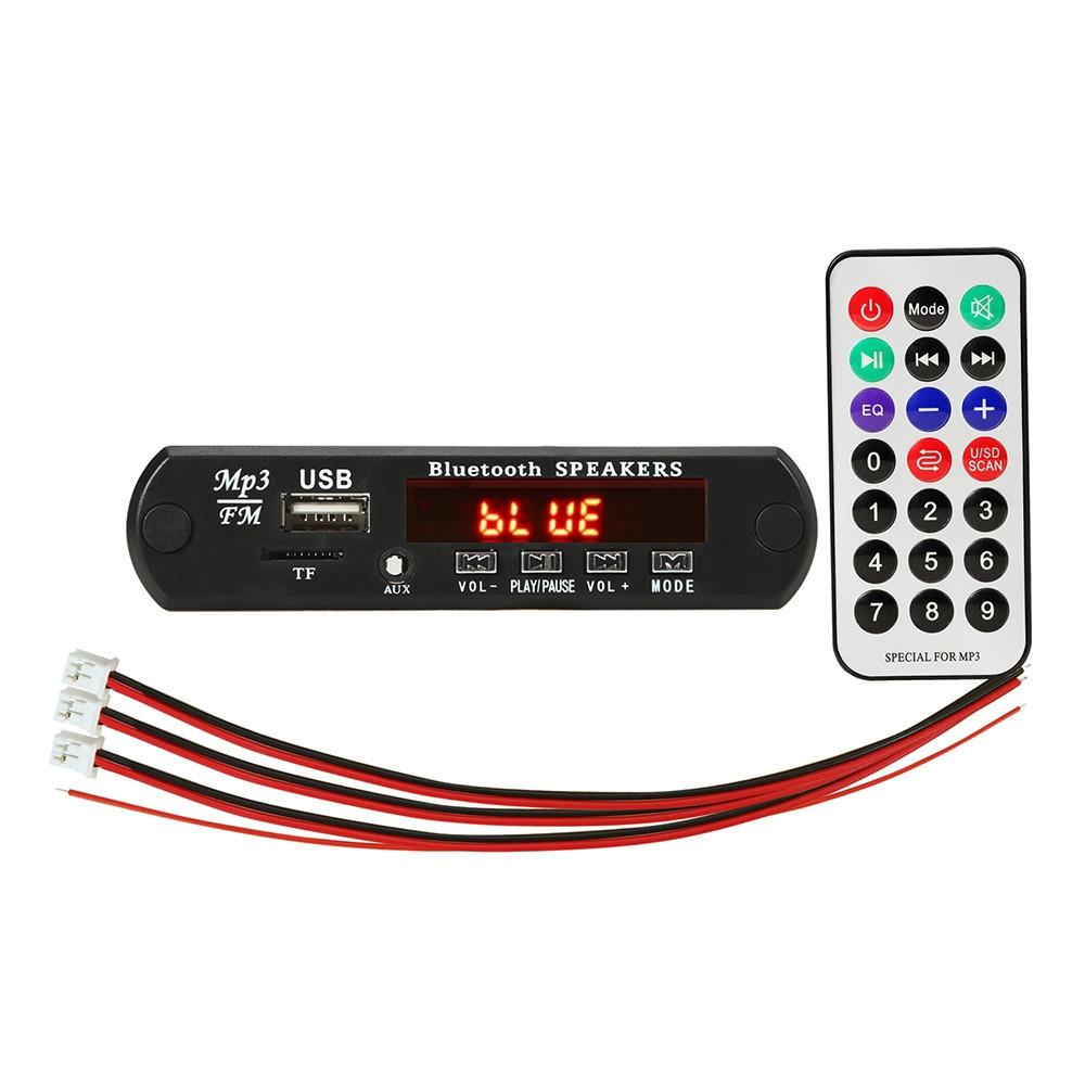 V562-0139PRC-202508271410-00 12V Car Mp3 Player Board With Fm Radio Bluetooth Remote Usb Tf - Image 1