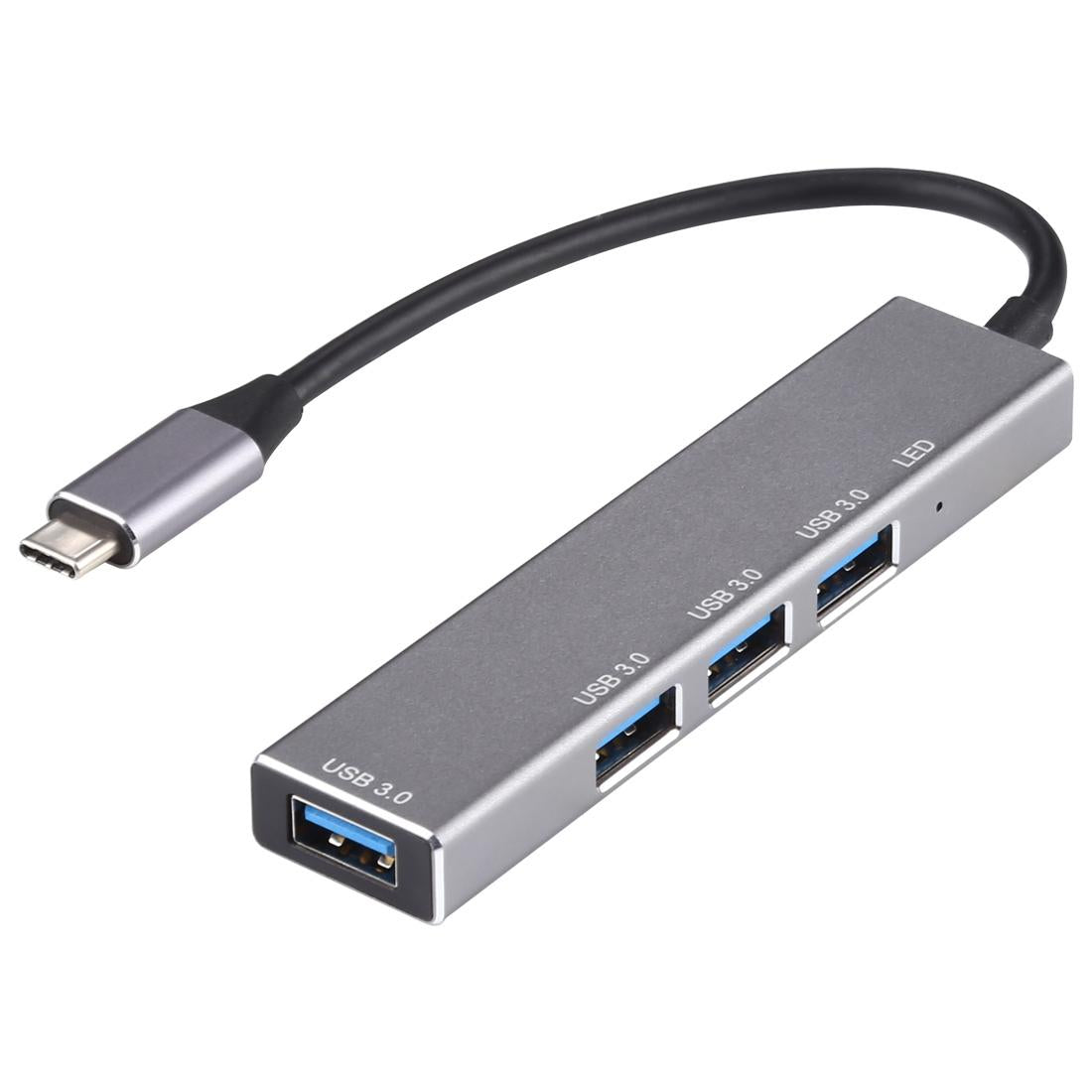 V562-0506CP-202508280052-00 4-Port Usb-C Aluminum Alloy Hub With Led Indicator - Image 1