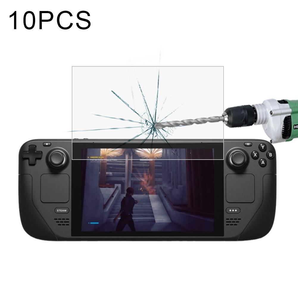 V562-105606200ADE-202508271510-00 10-pack Tempered Glass Film for Steam Deck Console - 0.26mm 9h 2.5d - Image 1