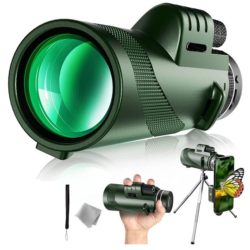 V562-1063252060DBT-202508271120-00 High Power Hd Monocular With Night Vision - 40X60 - Image 1