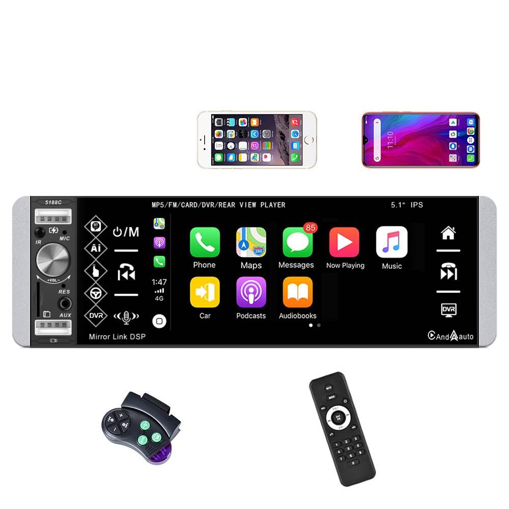 V562-1076192060DBT-202508271403-00 5.1 Inch Ips Capacitive Carplay Player - Single Button Control - Image 1