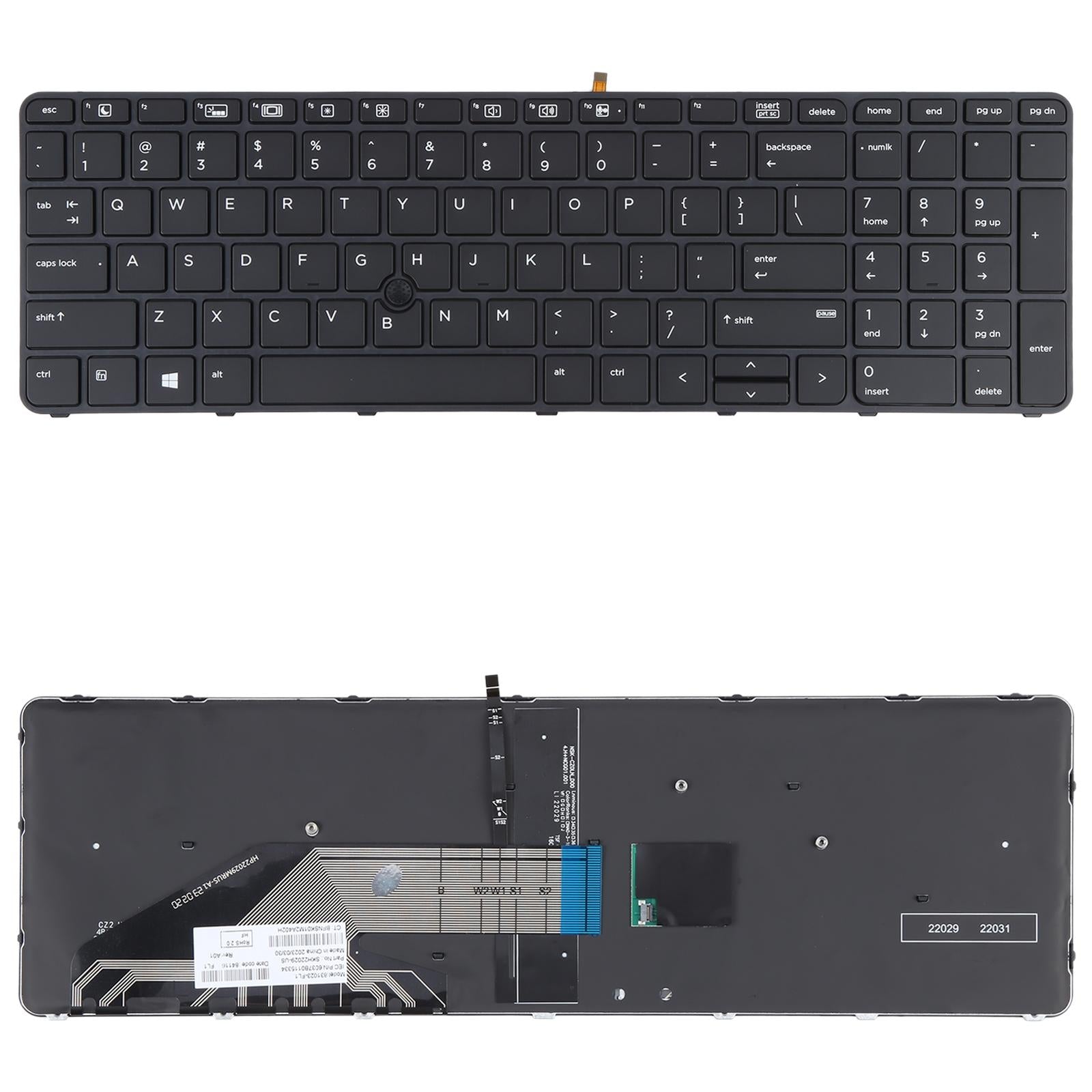 V562-1446SPS-202508272020-00 Backlit Keyboard for Hp Probook G2 / G3 Series - us Layout - Image 1