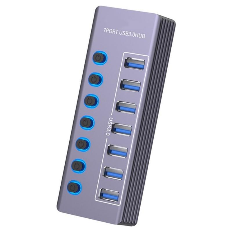 V562-1506200AYS-202508280817-00 7-Port Usb 3.0 Hub With Independent Switch - Image 1