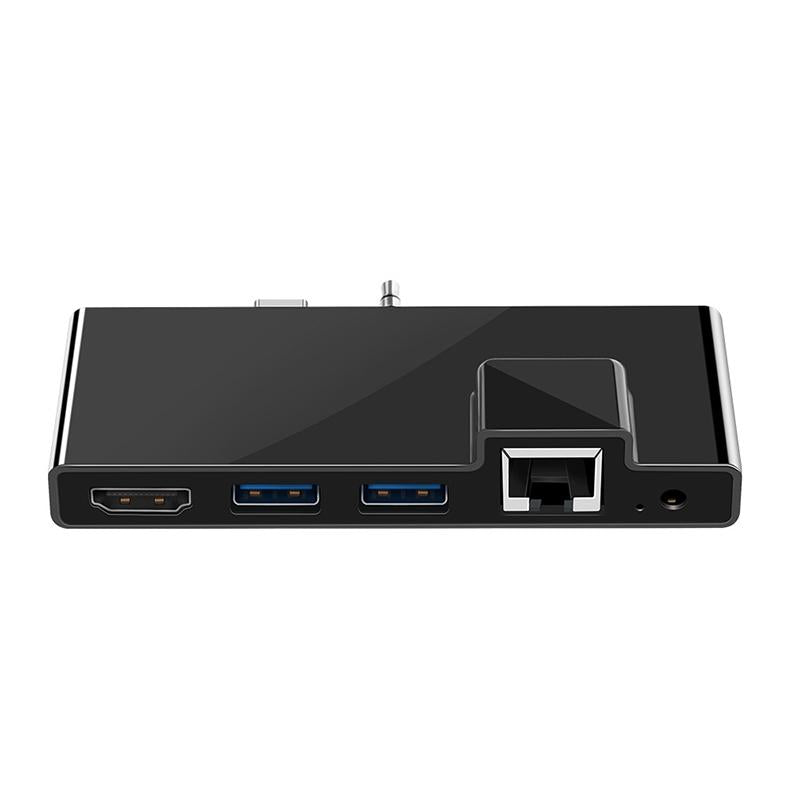 V562-1712CP-202508280125-00 Type-C To Usb3.0 / Hdmi / Rj45 Hub For Surface Pro Go - Image 1