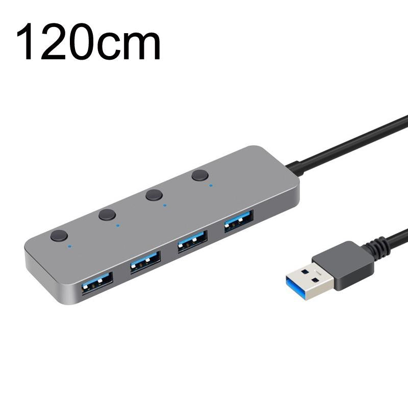 V562-2083813060DBT-202508280121-00 Usb 3.0 4-Port Type-C Aluminum Alloy Hub 120Cm Cable - Image 1