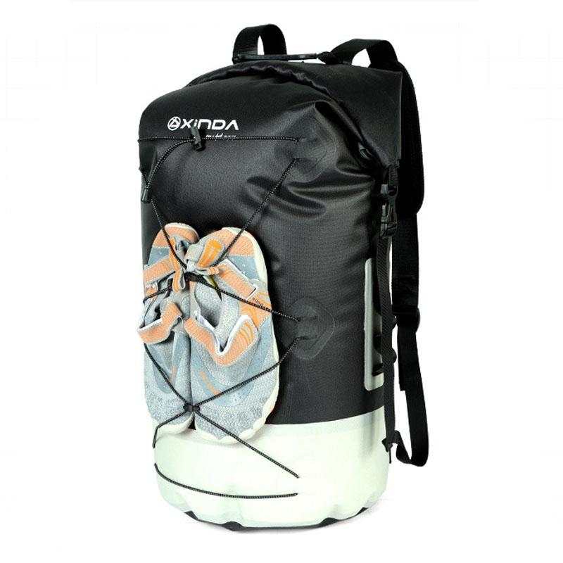 V562-2132805060DBT-202508290031-00 Waterproof Outdoor Stream Tracing Backpack Black 16L - Black-36L - Image 1