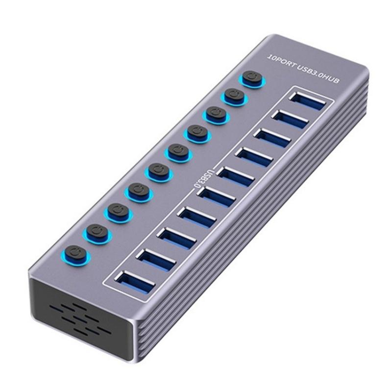 V562-2506200AYS-202508280421-00 10-In-1 Usb 3.0 Extension Hub With Individual Switch - Image 1