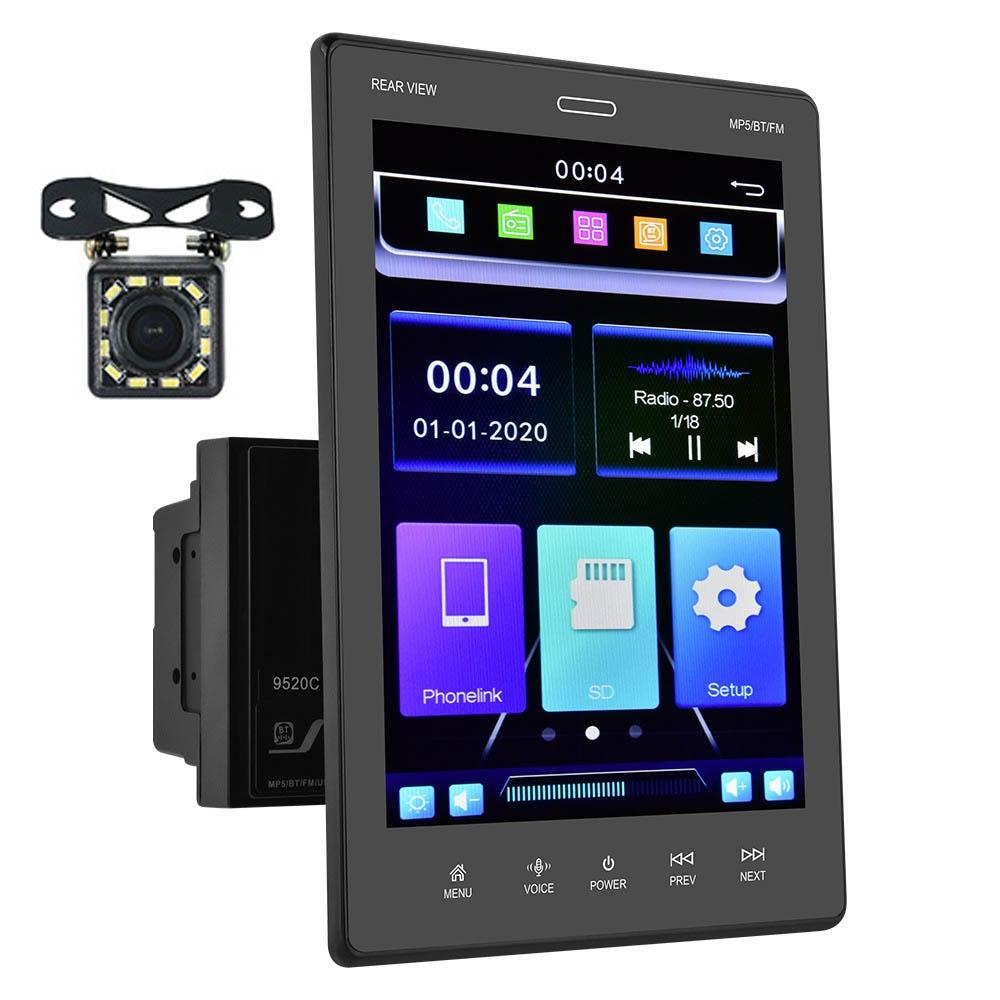 V562-4097192060DBT-202508271825-00 9.5 Inch Vertical Screen Car Mp5 Player - Dual Spindle + 12 Cam - Image 1