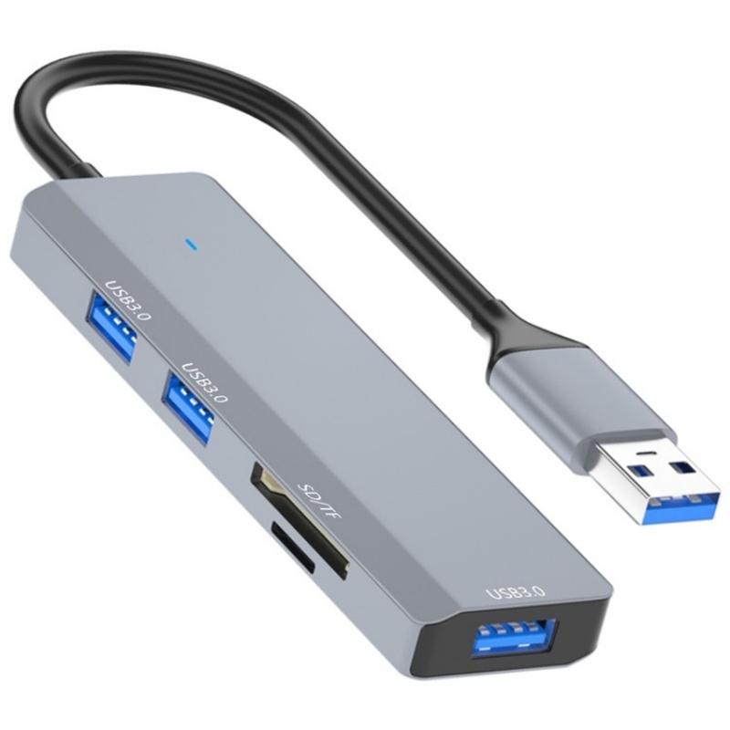V562-5446200AYS-202508280421-00 3 Usb 3.0 + 2 Card Reader Slots Multi-Port Hub - Image 1
