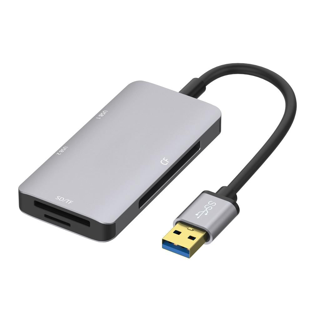 V562-601900AYS-202508280821-00 Usb3.0 Hub With Cf Sd Tf Card Reader Onten 8107 - Image 1