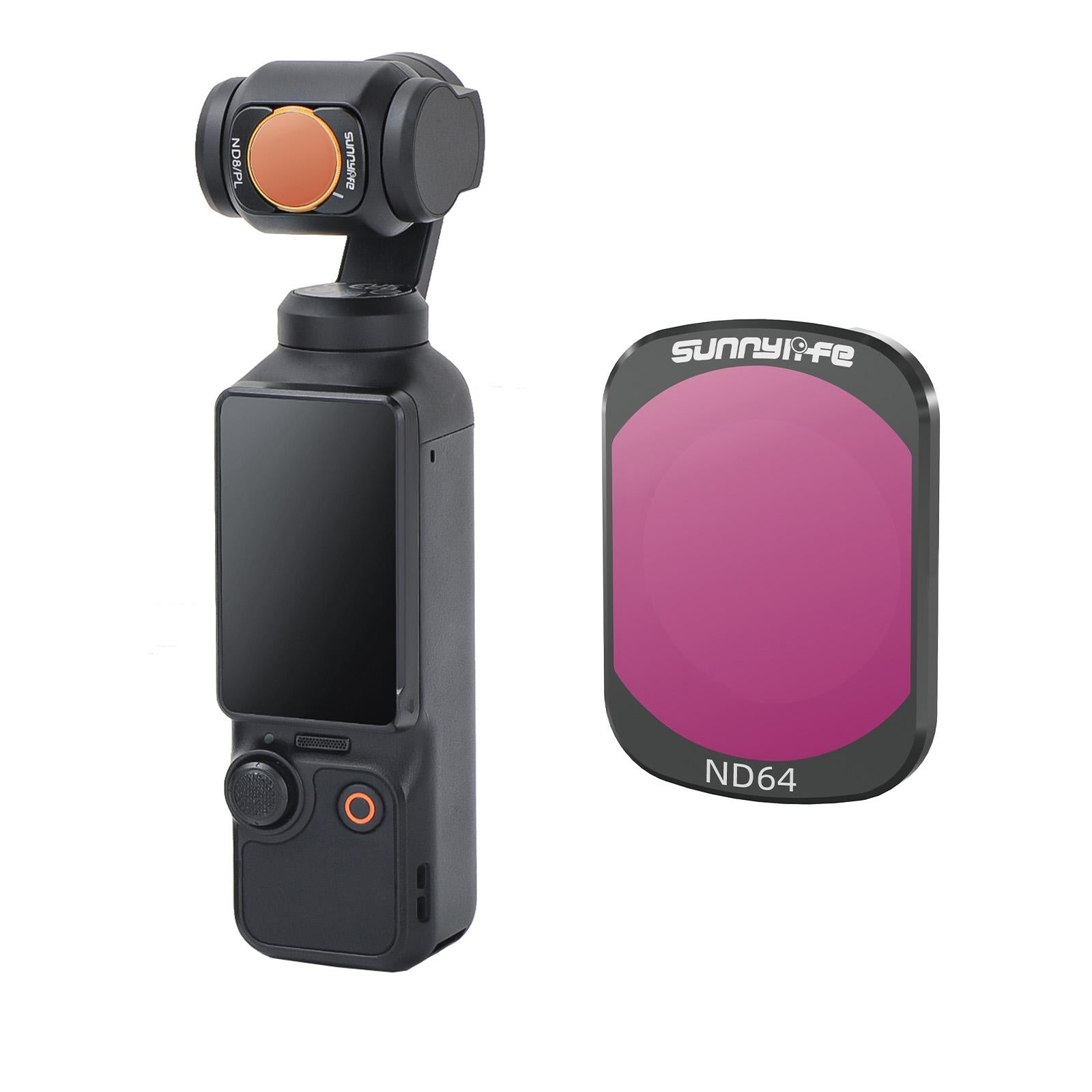 V562-606899600ADE-202508290410-00 Sunnylife 3 In 1 Nd16 Camera Lens Filter For Dji Osmo Pocket No Gimbal Reset - Nd64 - Image 1