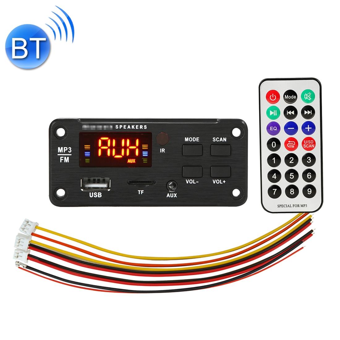 V562-6622PRC-202508271410-00 5V Bluetooth 5.0 Car Audio Mp3 Player Board With Remote - Fm Radio Tf Card Usb Aux - Image 1