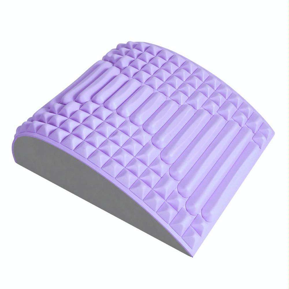 V562-7087093060DBT-202508292011-00 Blue Lumbar Massager For Spinal Stretching And Relaxation - Solid Colour Purple - Image 1