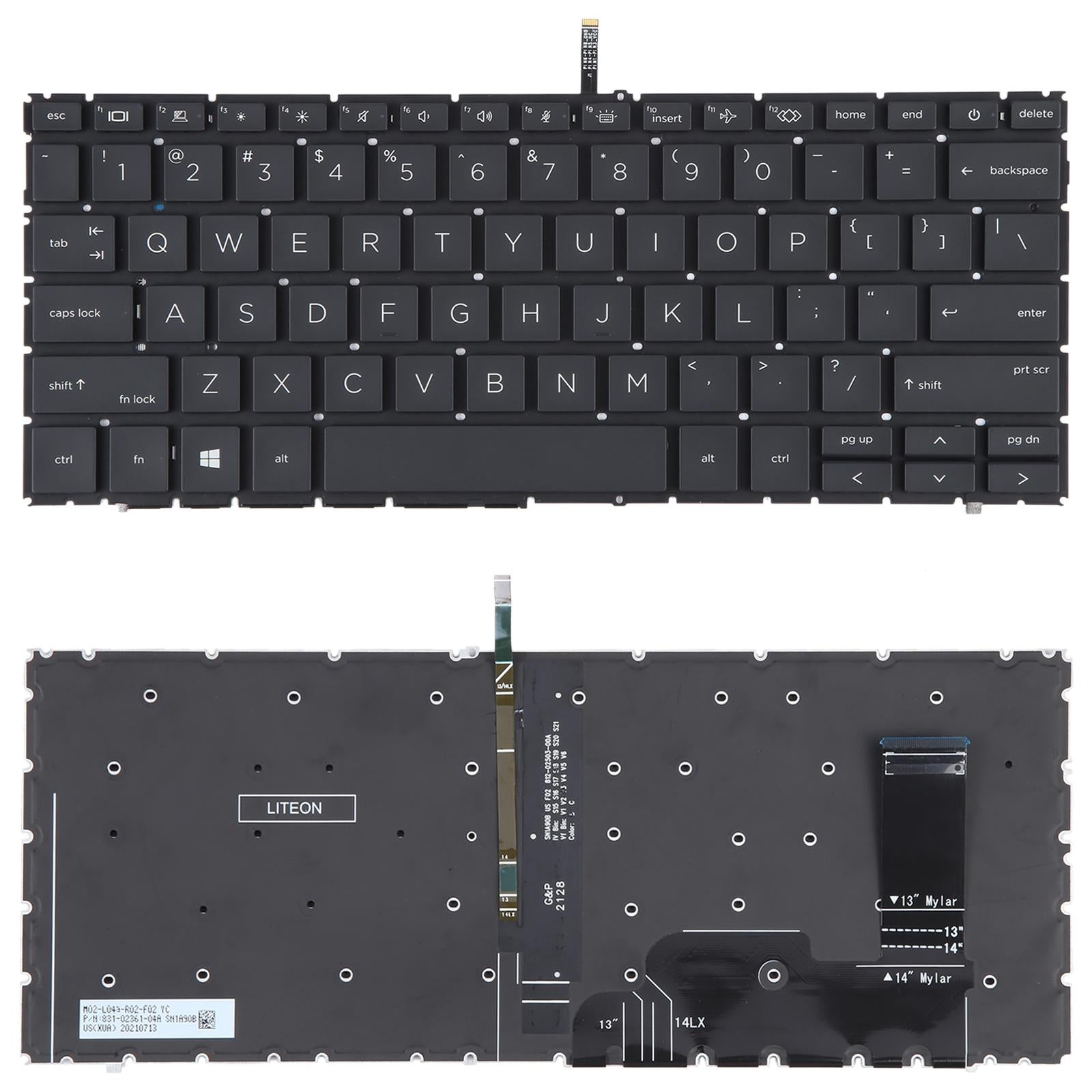 V562-7446SPS-202508271715-00 Backlit us Keyboard for Hp Probook 440 / 445 G9 - Image 1